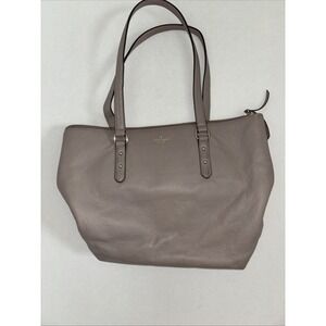 kate spade Leather women's handbag Between Grey And Light Purple Large Normcore